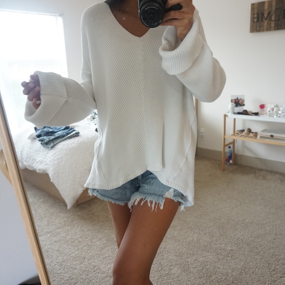 Free People V-neck Sweater